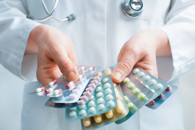 Medikamente zur Behandlung von Zehennagelpilz.